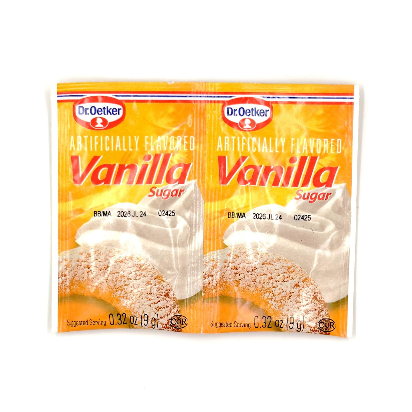 Dr. Oetker Natural Vanilla Sugar 6 counts 0.32 oz