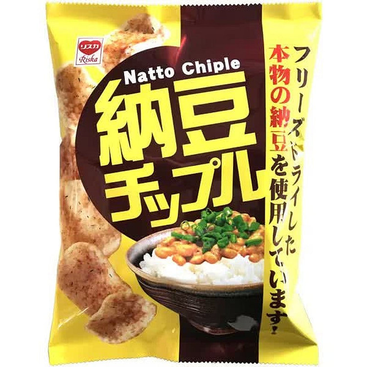 Risuka 美味纳豆薯片 48g [零食]