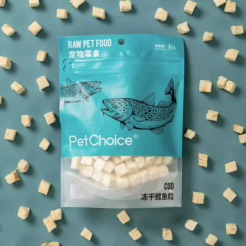 Pet Treats PetChoice Cat and Dog Treats - Freeze-Dried Cod 35 グラム
