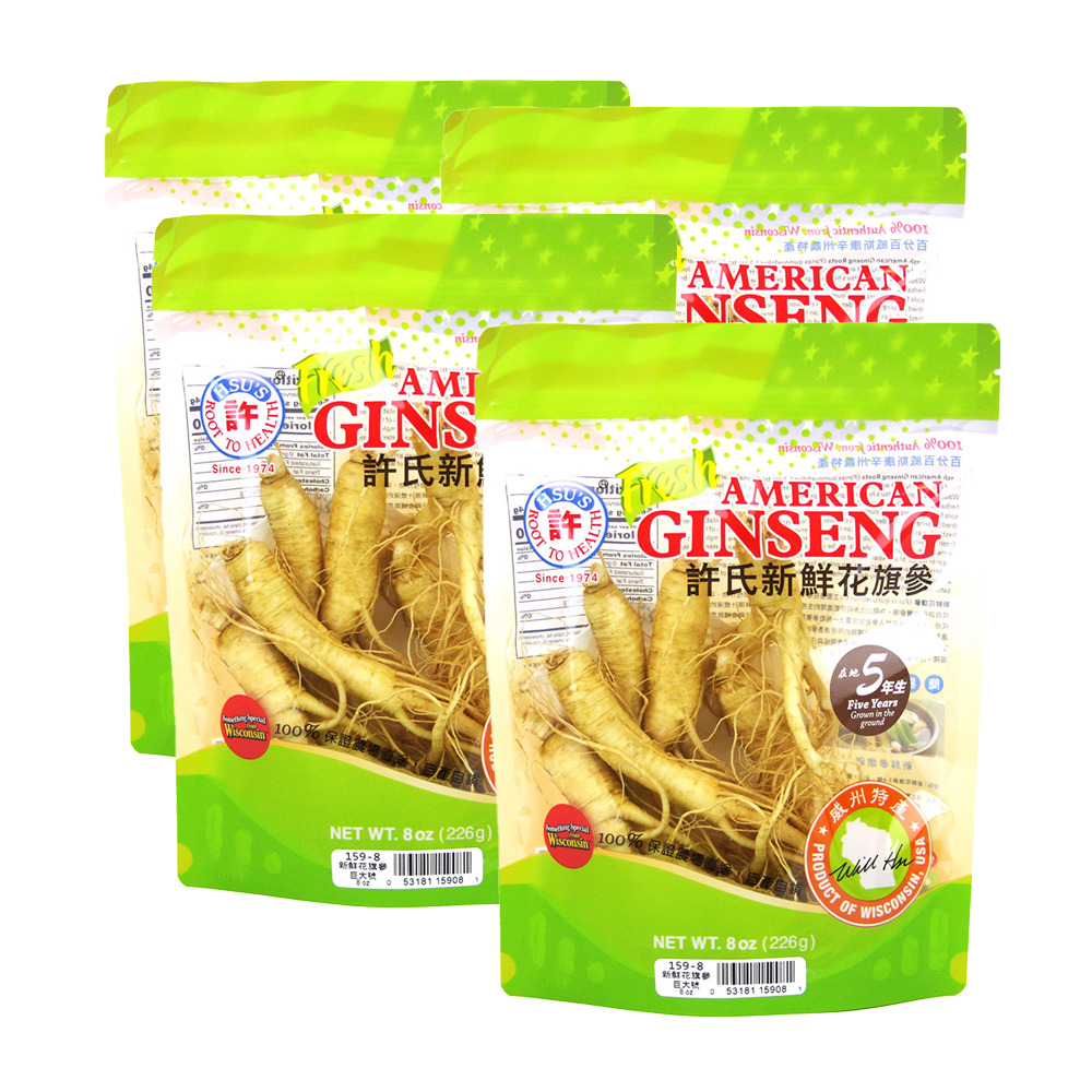 Hsu's Cultivated Fresh - Jumbo 8oz x 4 bags/set 4 count