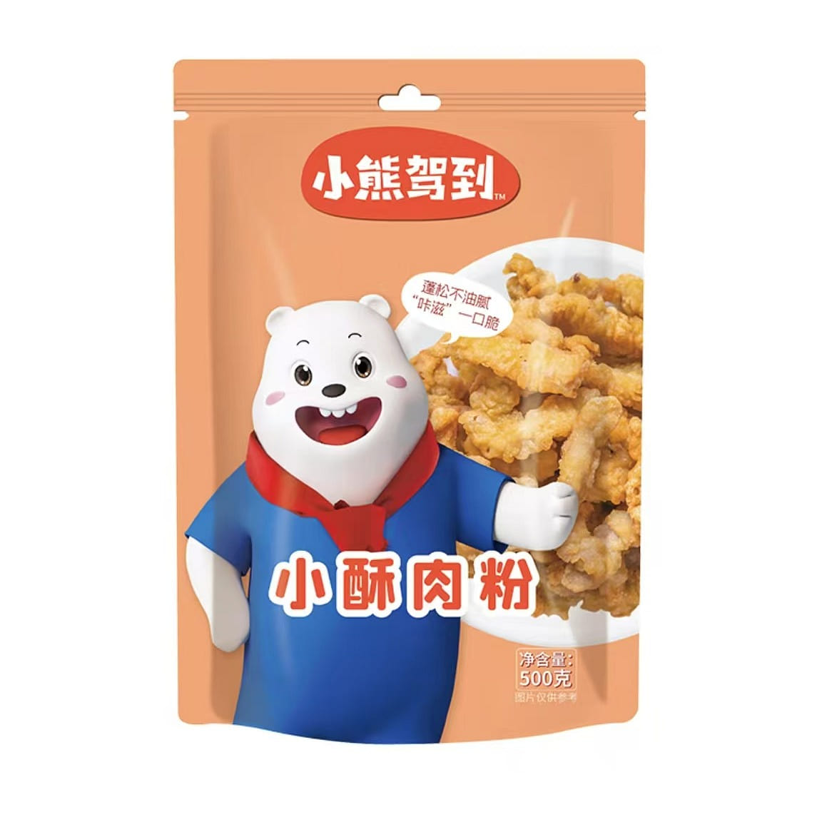 Little Bear drove to the Little Crispy Pork Noodle 500 g