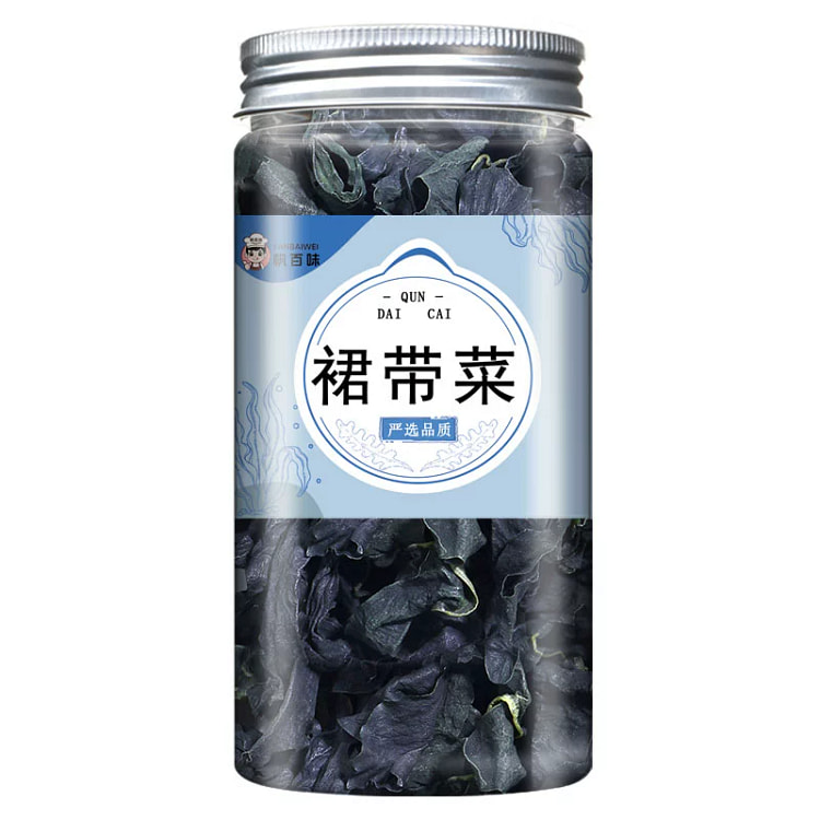 帆白味 裙带菜无盐海带苗嫩芽免洗干货