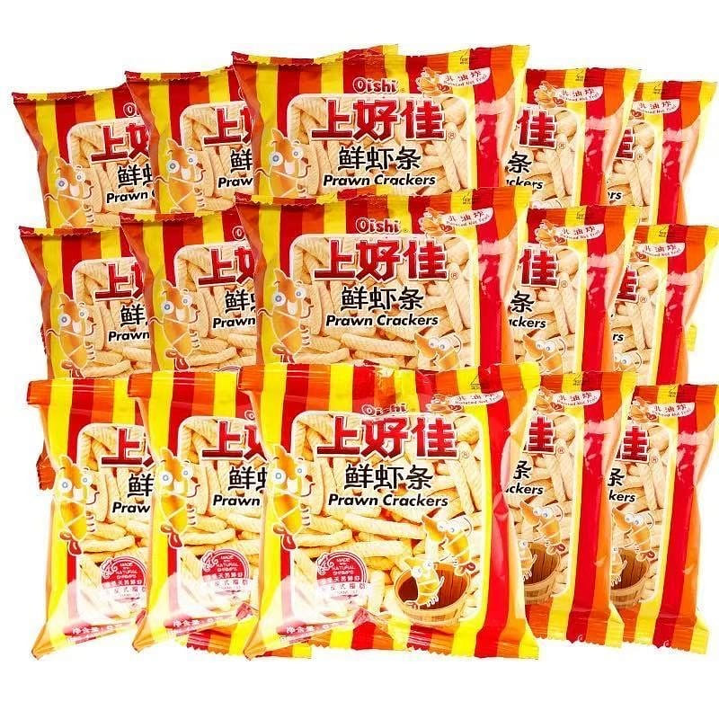OISHI 10 packs of fresh shrimp strips 60 g