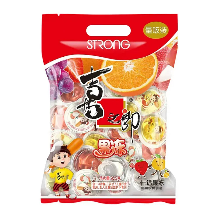 喜之郎经典怀旧5味什锦果冻925g儿童休闲零食 925 克