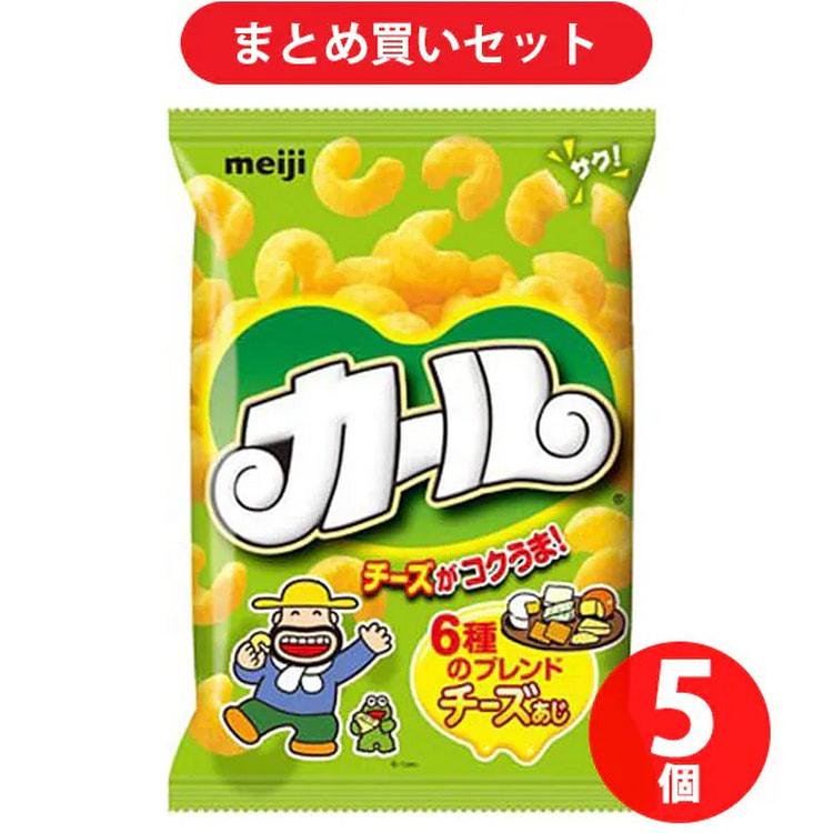 Meiji Curl Cheese Flavor 64g x5