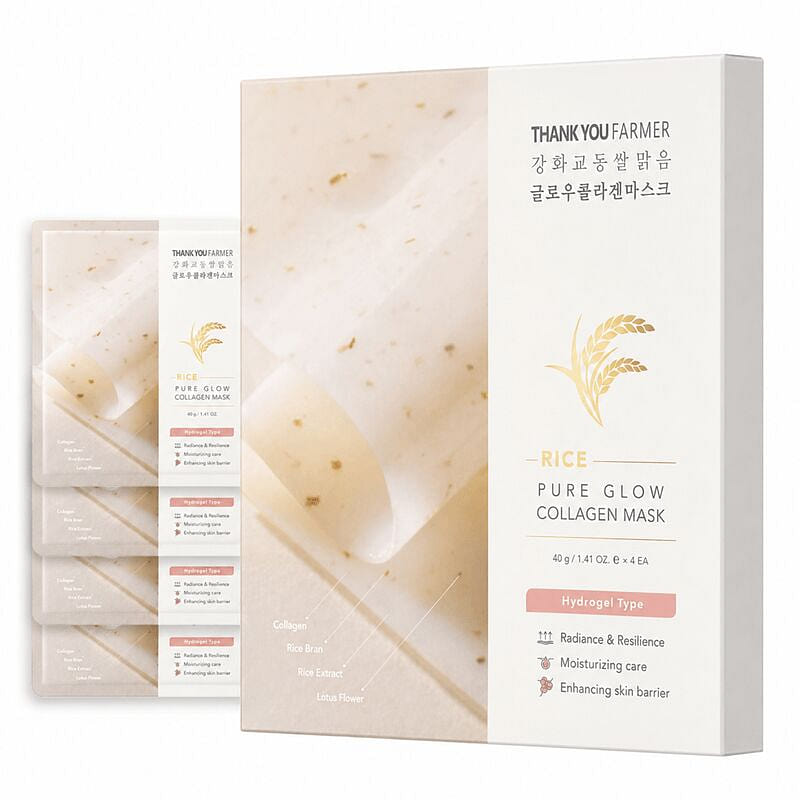 THANKYOU FARMER Rice Pure Glow Collagen Mask 40g 40 g