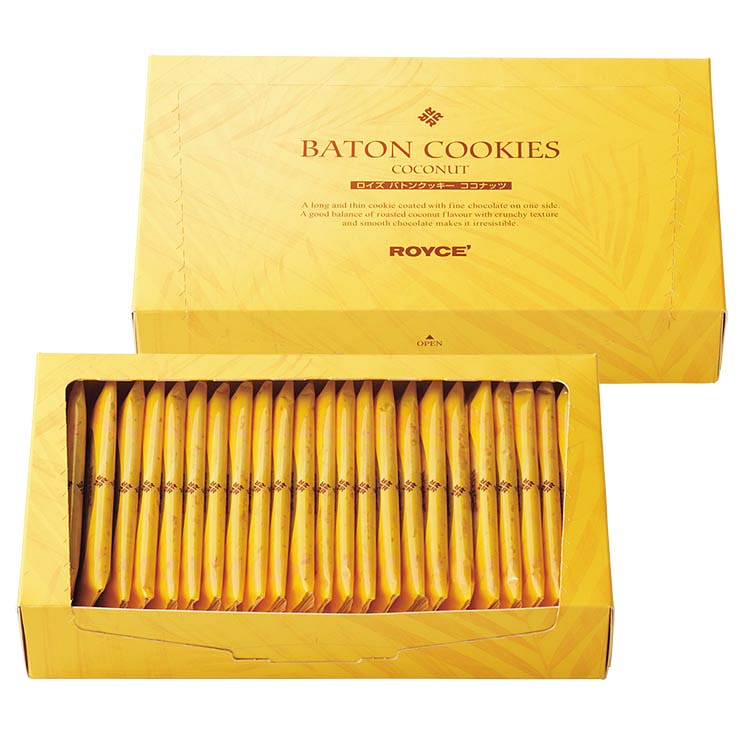 Royce Baton Cookies Coconut 25pcs