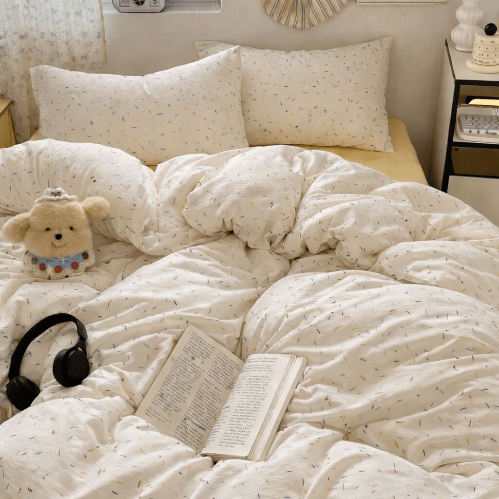 Cream Pop Bedding Set Queen Size 2000 g