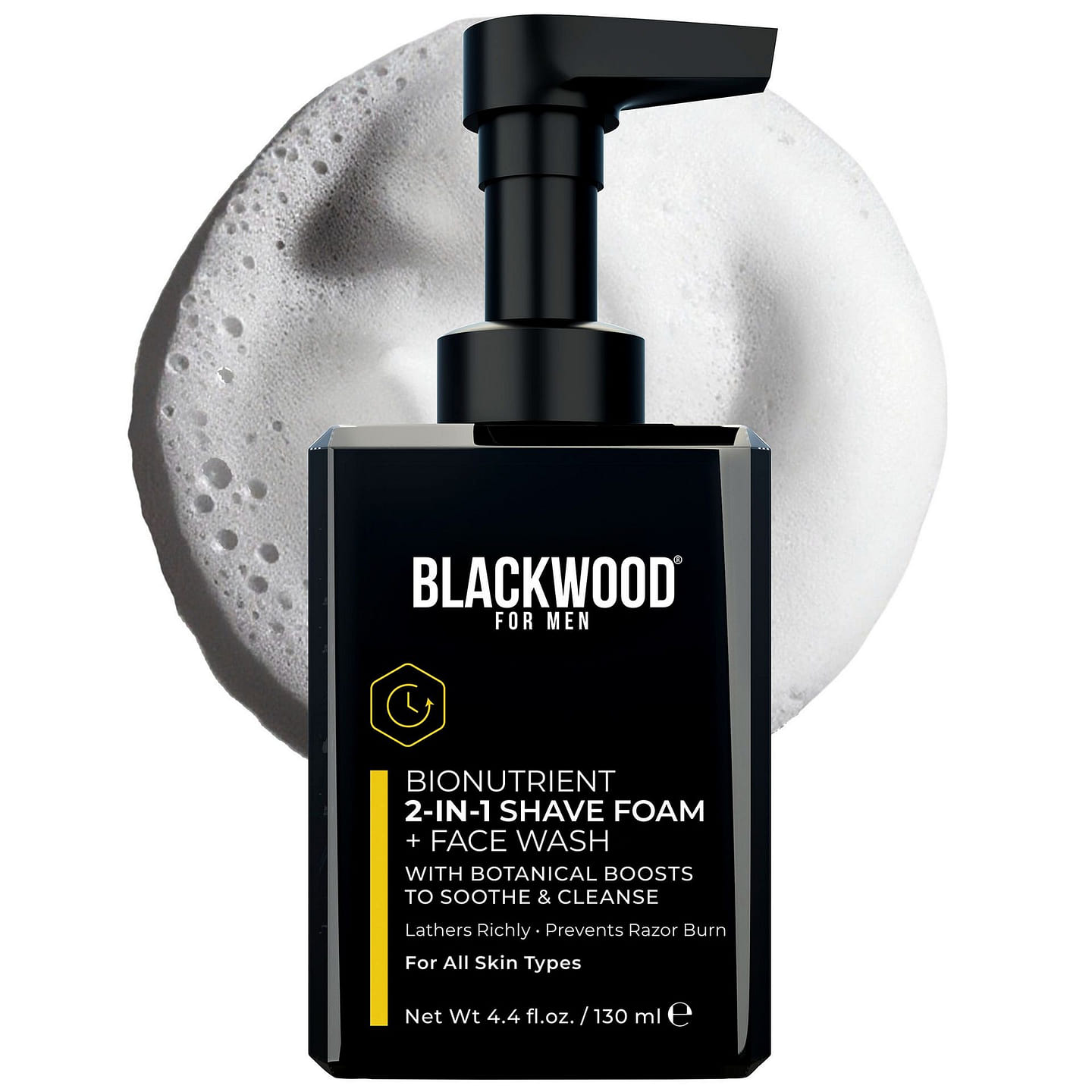 BioNutrient 2-in-1 Shave Foam + Face Wash 4 fl.oz