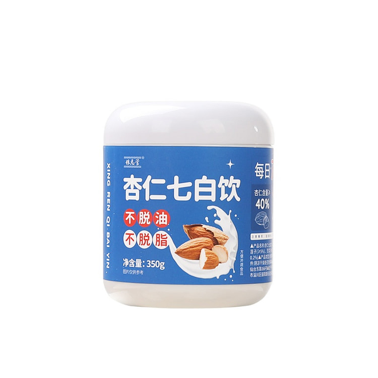 粮总管七白饮杏仁粉代餐冲饮360g*1罐