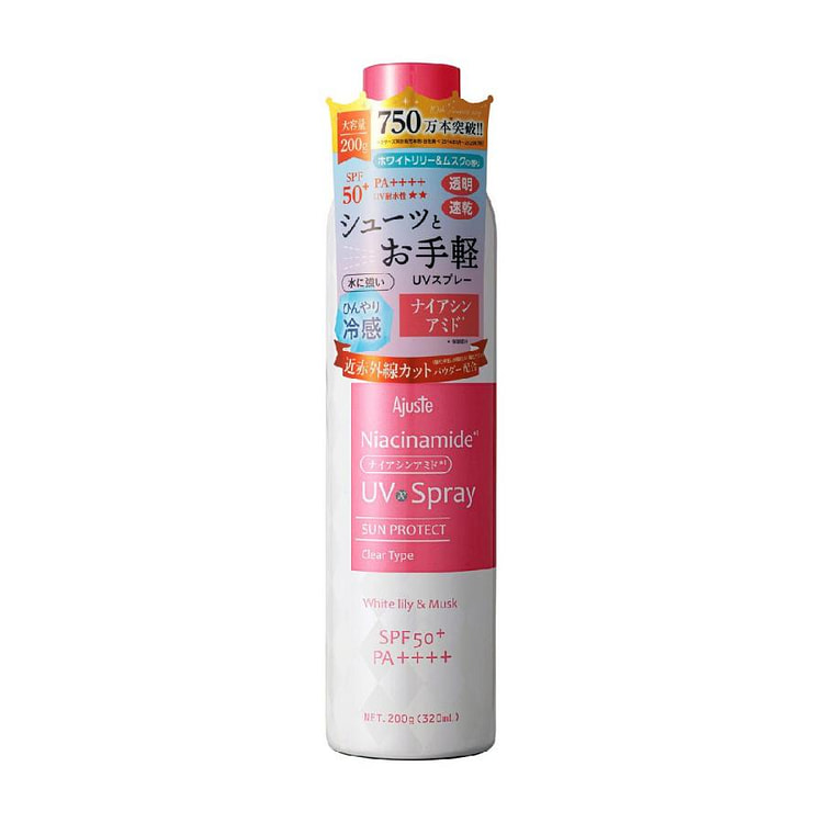 Ajuste Niacinamide Clear UV Spray White Lily&Musk