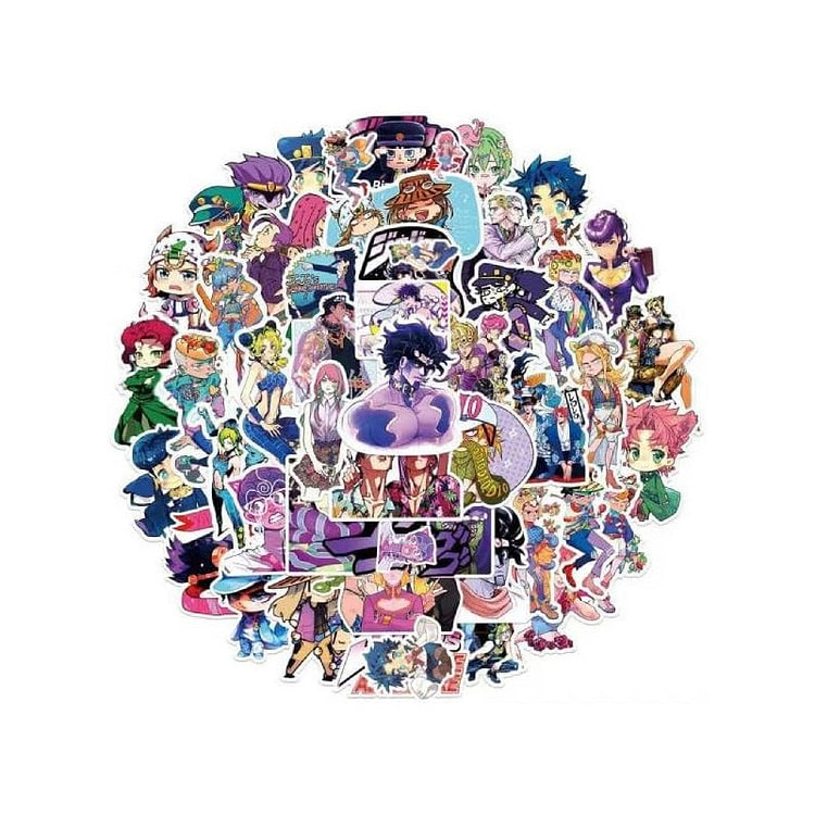 JOJO奇妙冒险防水贴纸50枚 1 个