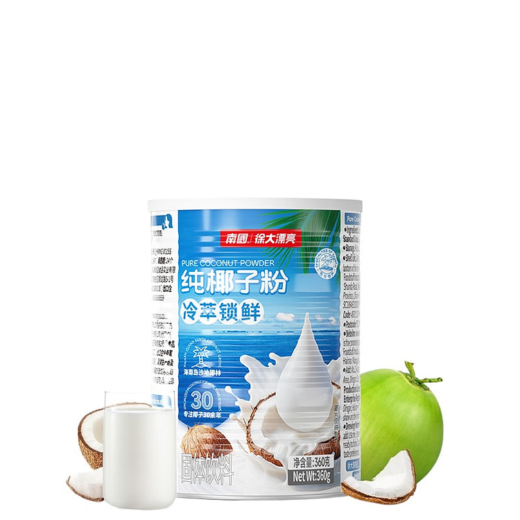 南国经典纯椰子粉360g*1罐 360 克