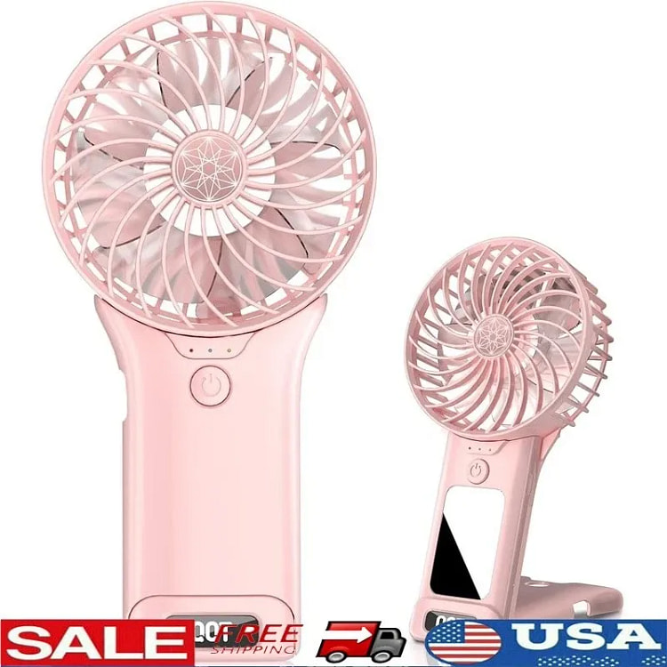 Powerful Portable Handheld Fan 4 Speed Rechargeabl 1 pack