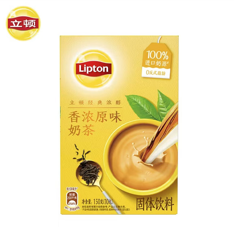 立顿 经典浓醇原味奶茶粉10包