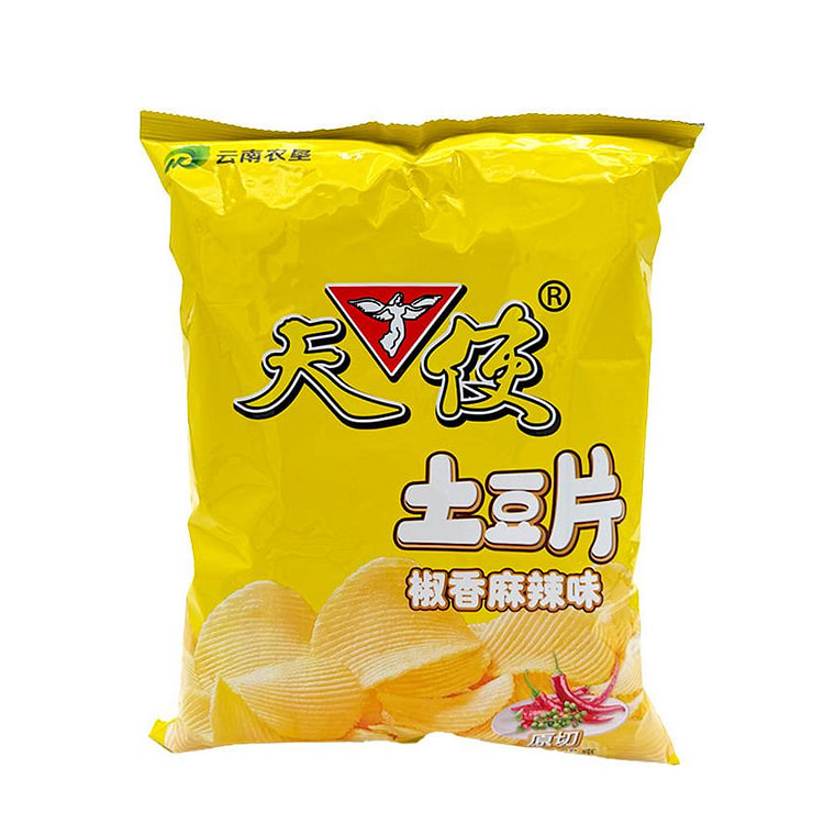 Angel Potato Chips Spicy Sichuan Pepper 108 G 1 each