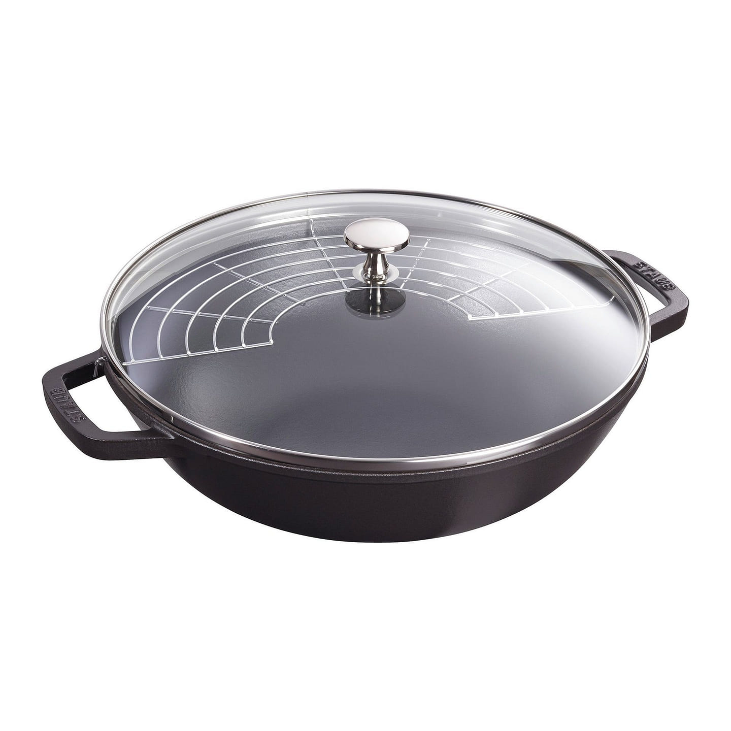 STAUB Cast Iron Perfect Pan 4.5-qt / Matte Black 1 each