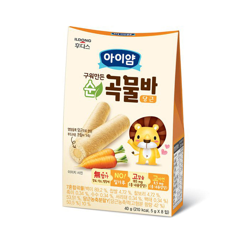 일동후디스 구워만든 순곡물바 당근 40 그램