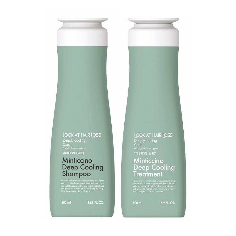 Daeng Gi Meo Ri Look At Hair Loss Minticcino Deep Cooling Shampoo + Treatment 500 ml