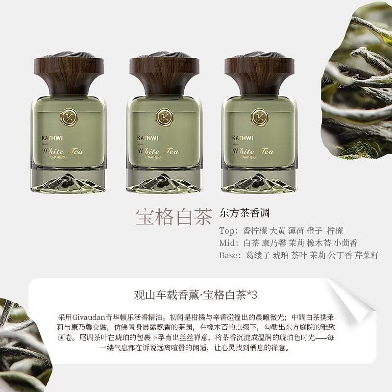 Kejingwei Car Perfume 3 Bottles of Boge White Tea 1 each