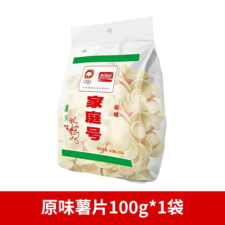 盼盼 家庭号薯片原味 100 克