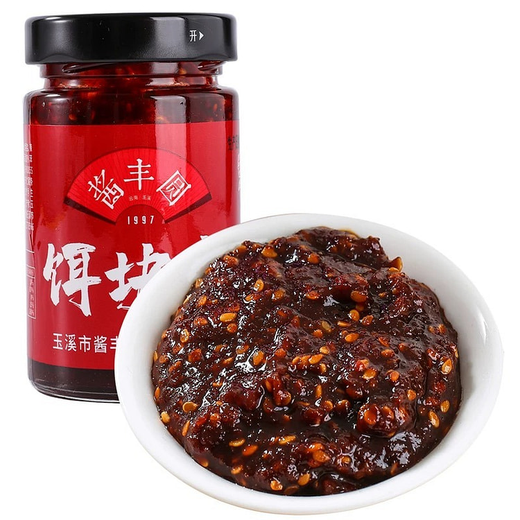 云南酱丰圆饵块酱料粑粑面饼甜辣酱