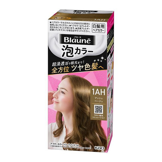 花王 Blaune纯植物泡泡染发 浅冷驼色108g 1 份