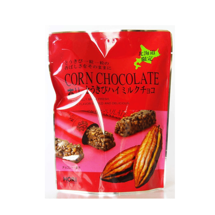 HORI Hokkaido Milk chocolate flavored corn Cookie bar 10 pieces