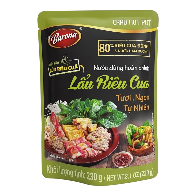 [Barona] Crab Hot Pot Nuoc Dung Lau Rieu Cua 230 g