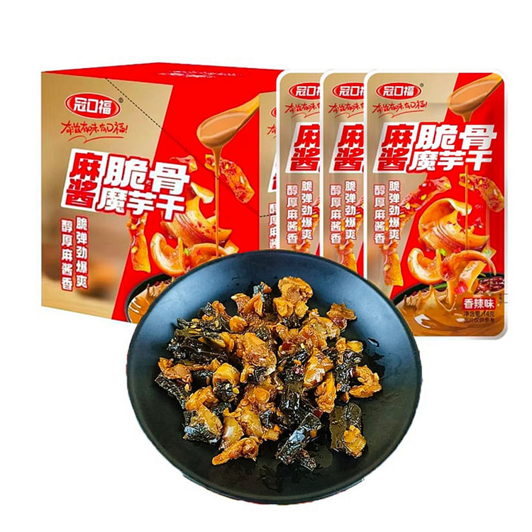 【爆新上架】 冠口福  麻酱魔芋干 香辣味 14g*20包