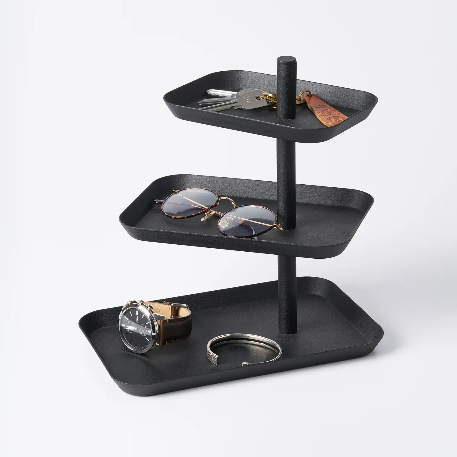 Three-Tier Accessory Tray - Steel Black 1 개