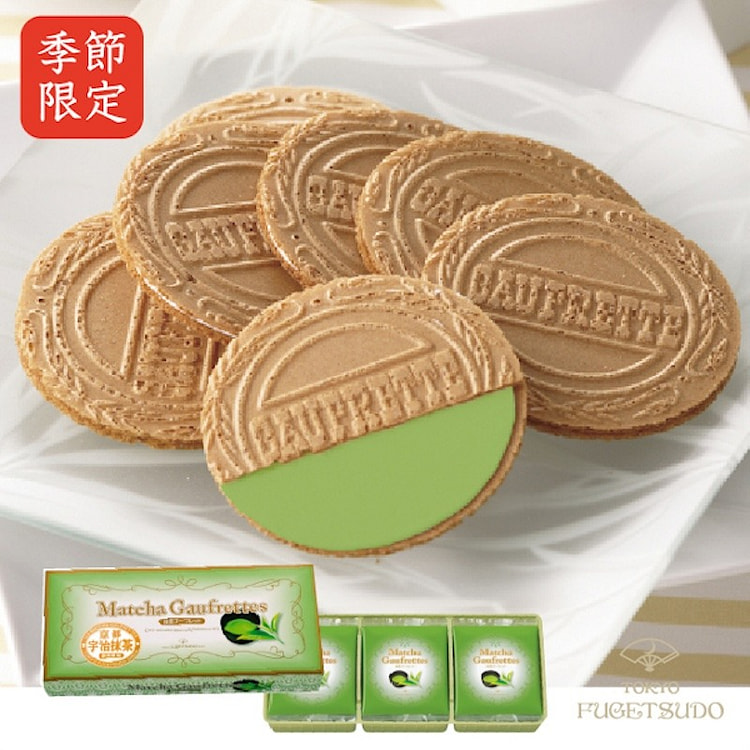 东京风月堂 抹茶口味奶油华夫饼 12片装