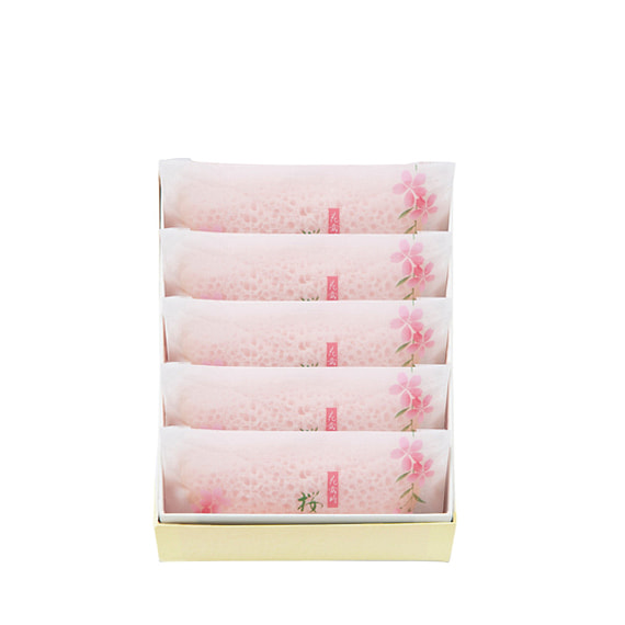 宗家 源吉兆庵 樱花樱衣豆沙点心 5枚 1 盒