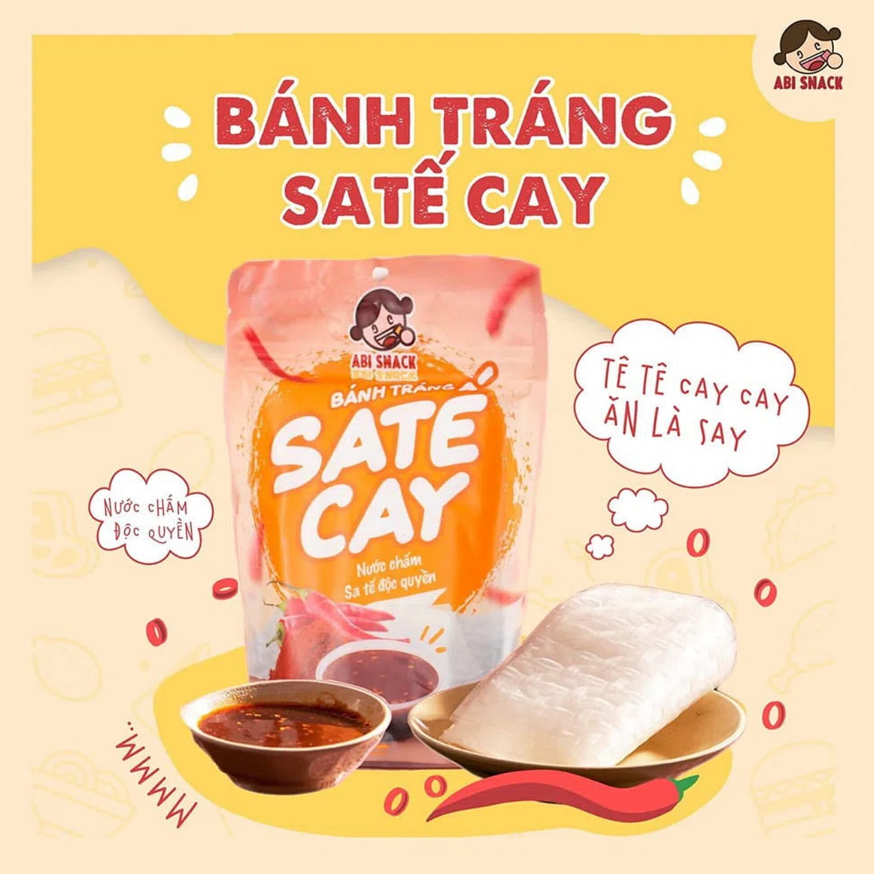 ABI Spicy Satay Rice Paper Dip It Love It 1 個