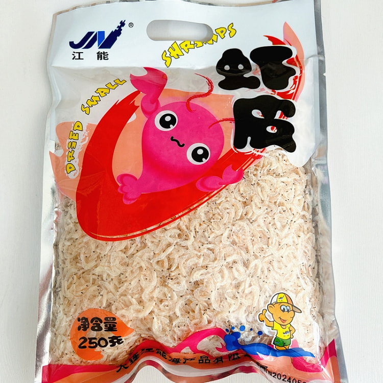 江能1袋250g虾皮干货新鲜淡干虾米海米