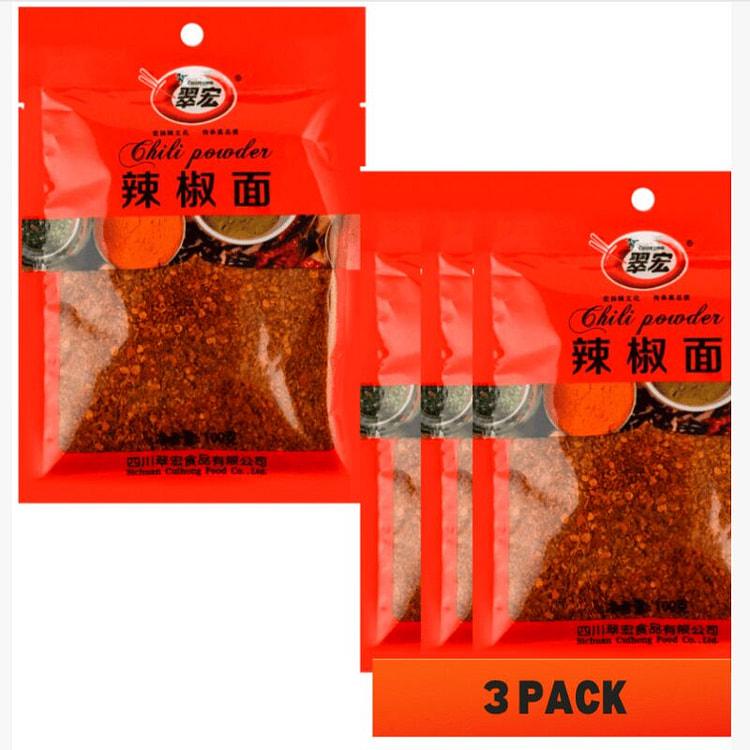 Cuihong Chili Powder 100g*3packs 100 g