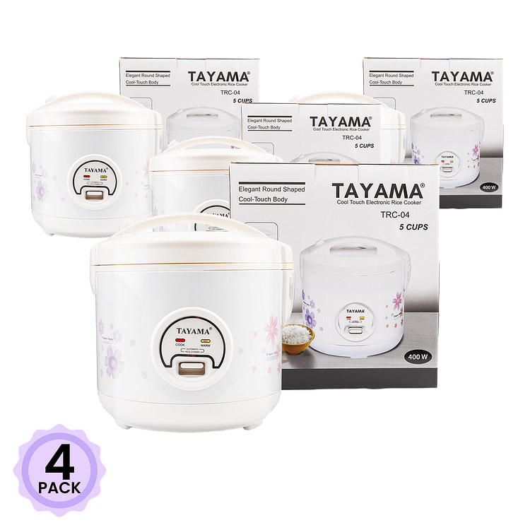 Tayama® 5杯 自动电饭煲带蒸笼 1 个*4 包