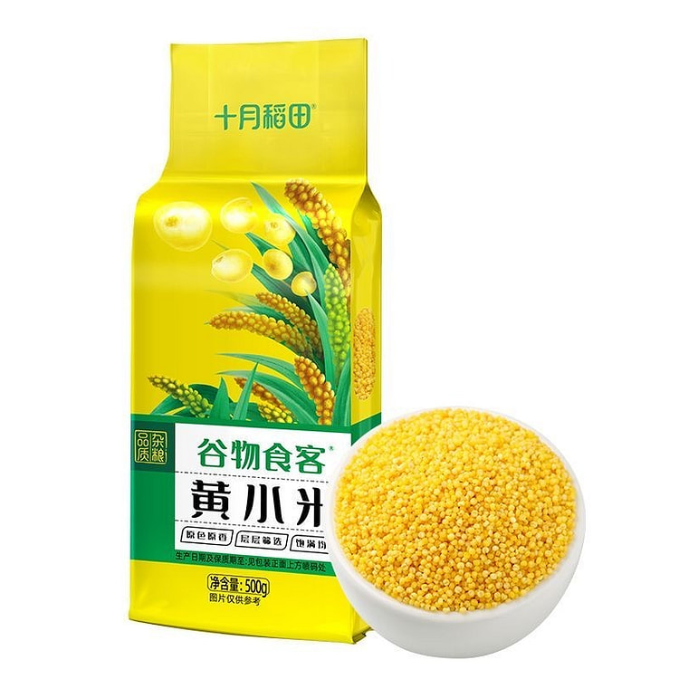 黄小米 自然清香 色泽金黄饱满 小米 1袋 500 克