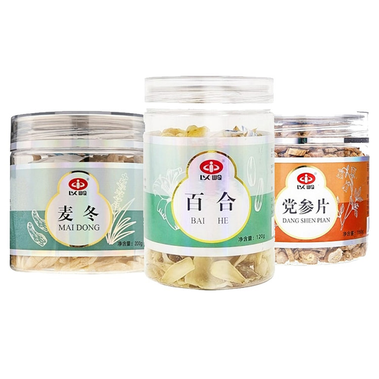 中国以岭 麦冬200g+百合120g+党参150g   滋阴润肺、补中益气、除烦安神