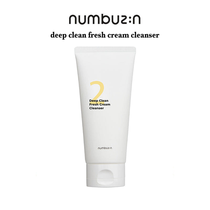 Numbuzin No.2 Deep Clean Fresh Cream Cleanser120ml 1 each