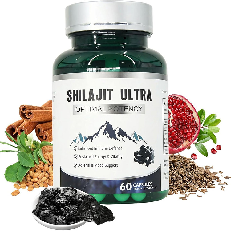 Shilajit High Potency Complex Herbal Vegan Capsule 1 bottle