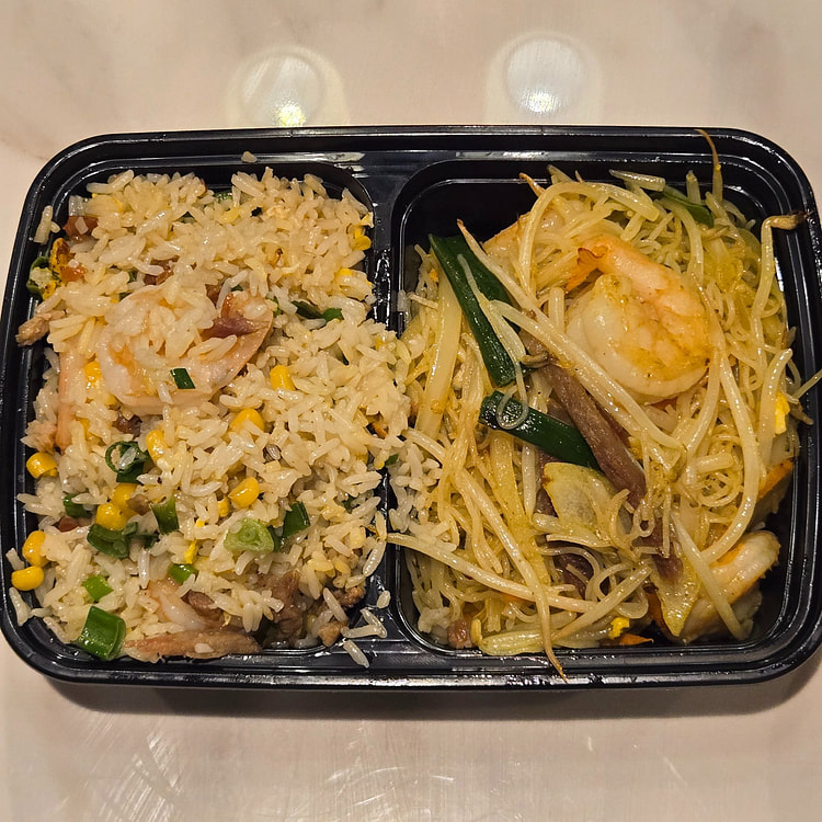 【主食双拼】 扬州炒饭+星洲炒米粉 约1.5磅 1 份