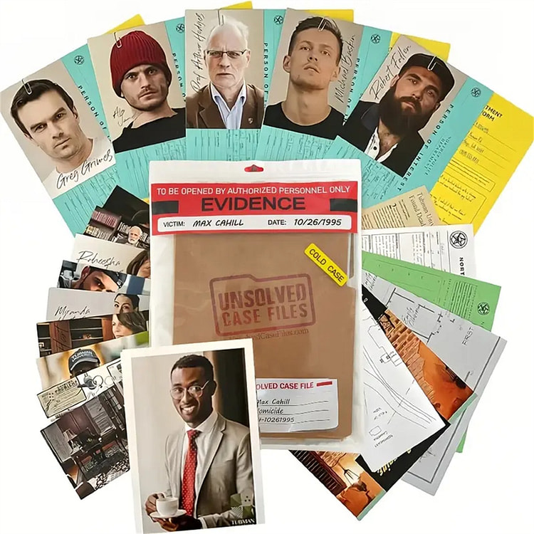 未解决的案件文件-麦克斯·卡希尔悬案谋杀谜团游戏 1 份