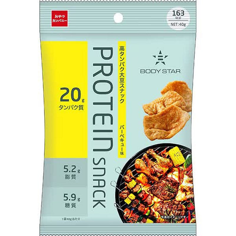 Oyatsu Protein Snack BODY STAR BBQ Flavor 40g 1 each