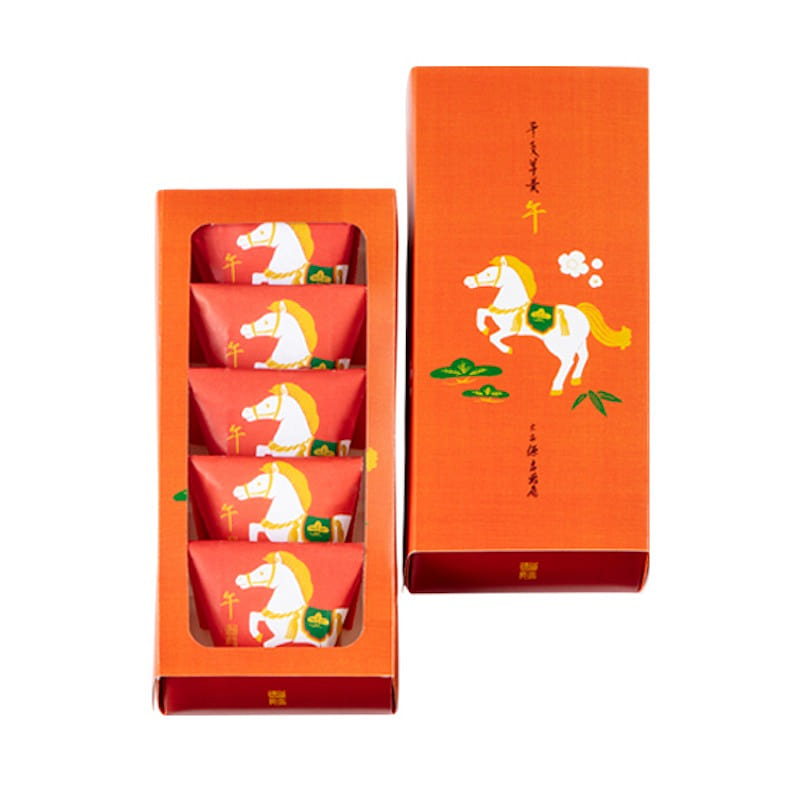 宗家源吉兆庵 新年限定 抹茶红豆羊羹 5块装 1 份