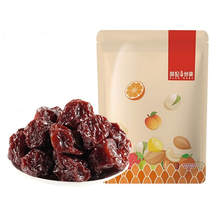 薛记炒货 黑糖清梅酸甜梅子果脯蜜饯80g*1袋 80 克