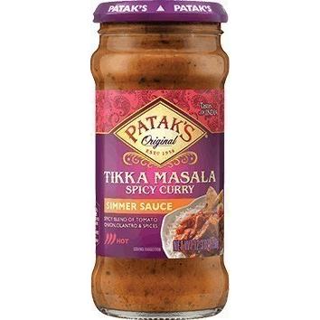 Patak's Tikka Masala Simmer Sauce - Hot & Spicy, 15 oz jar 15 온스