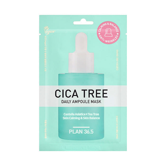 PLAN 36.5 Cica Tree Daily Ampoule Mask Single 1 each