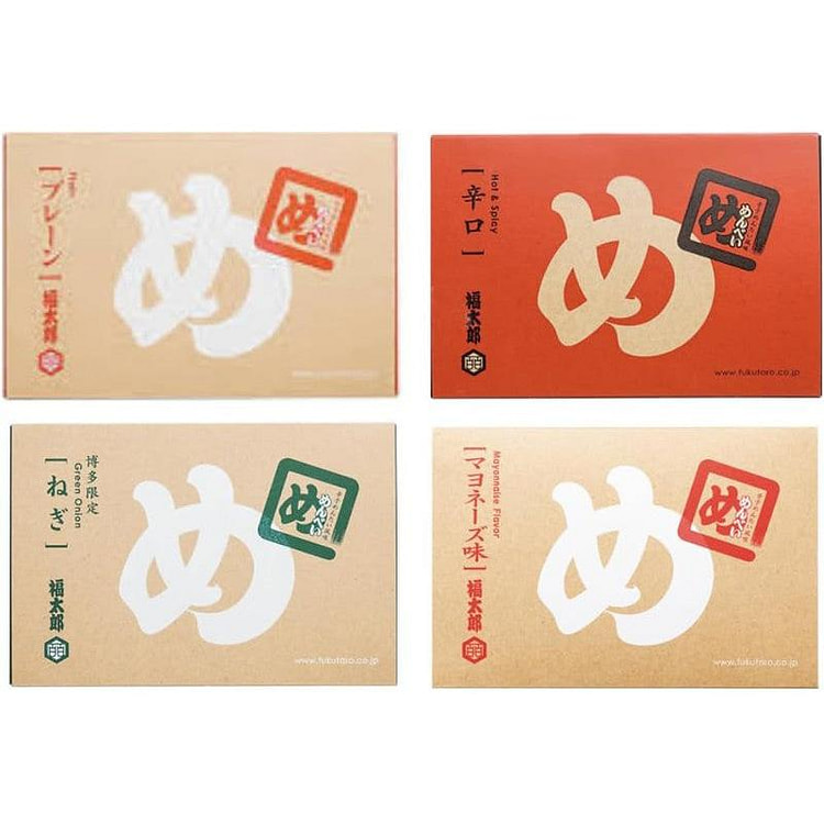 福太郎面饼4种口味组合（8包，16个）