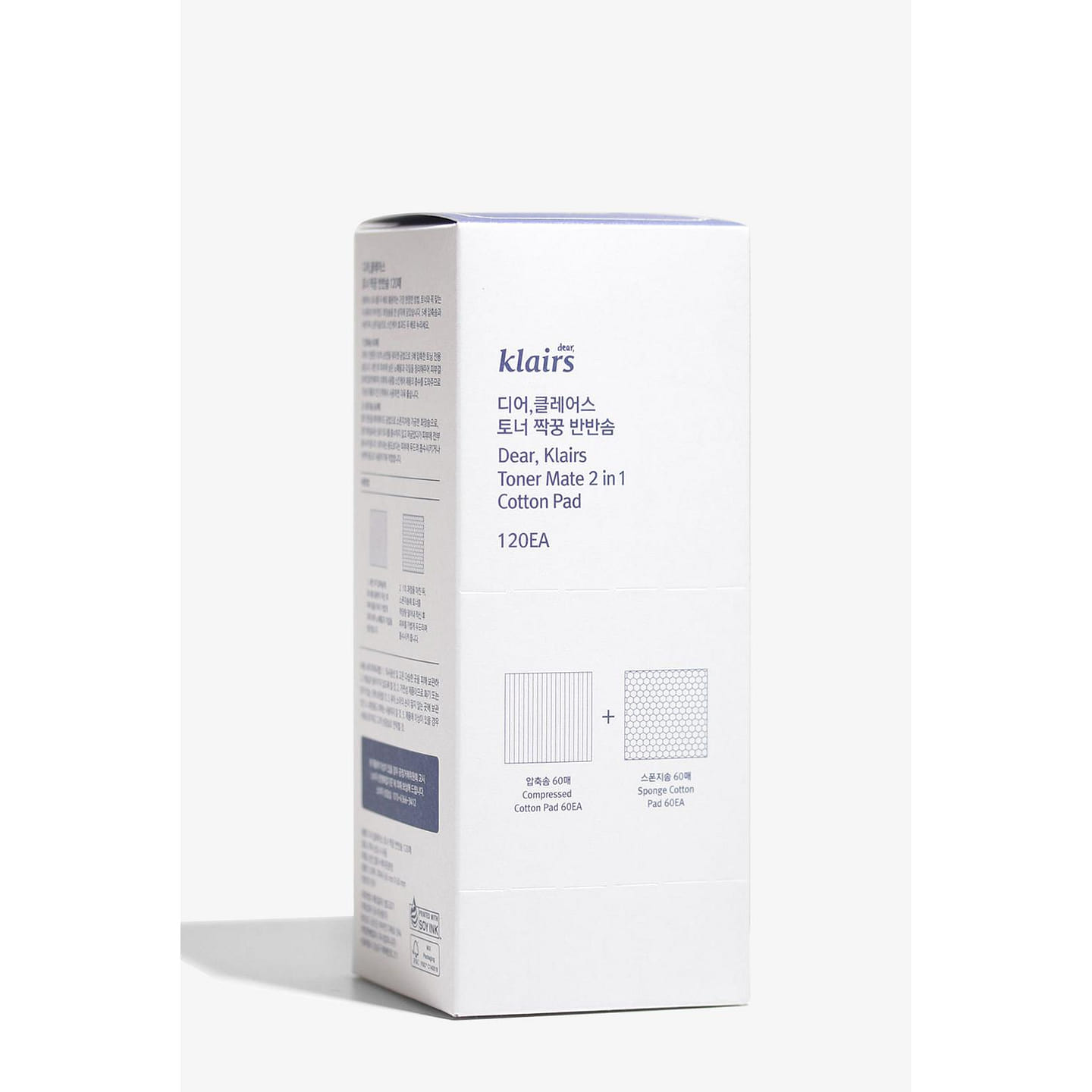 KLAIRS Toner Mate 2 in 1 Cotton Pad 1 each